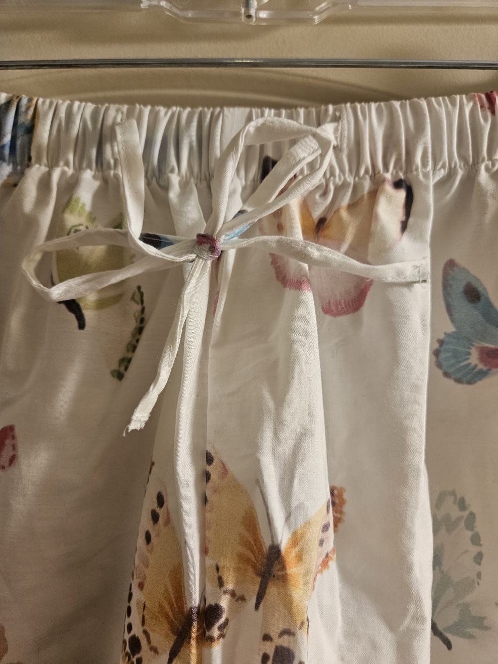 Annie Selke Pine Cone Hill Butterfly Print Cotton Pajama Set Size Small - Picture 7 of 9